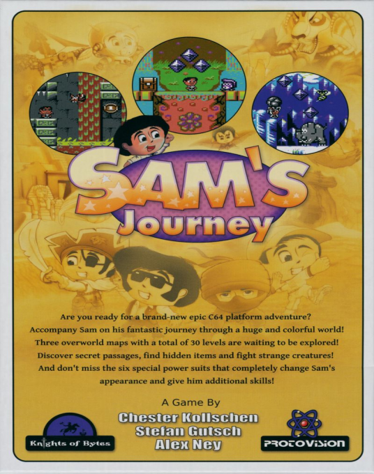 Sam's Journey (Homebrew) — Box back